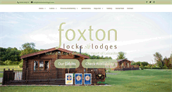 Desktop Screenshot of foxtonlockslodges.com